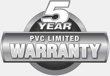 5 años de garantía PVC